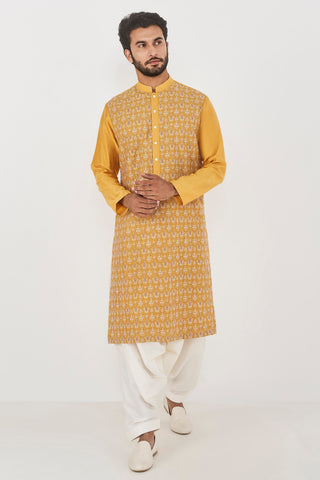 AMIL KURTA - MUSTARD