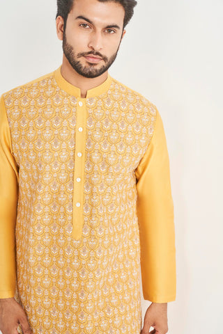 AMIL KURTA - MUSTARD