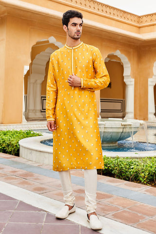 NAVODIT KURTA - MUSTARD