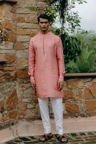 Dusty rose kurta set