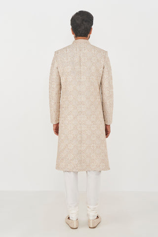 DHEER SHERWANI - OFF WHITE