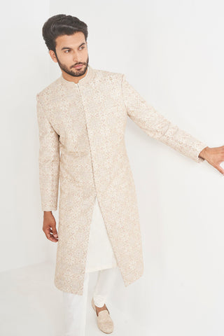 DHEER SHERWANI - OFF WHITE