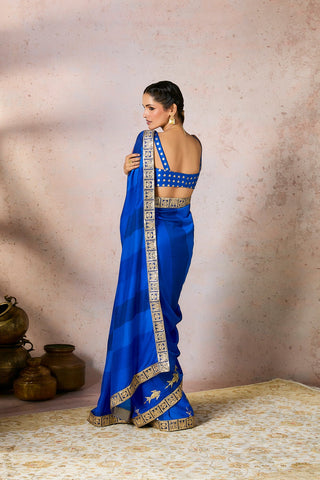 Blue Mystic Saree