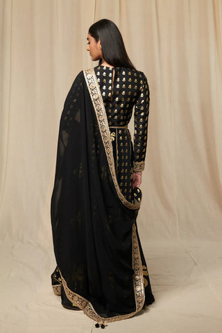 Black Coco Lehenga Set