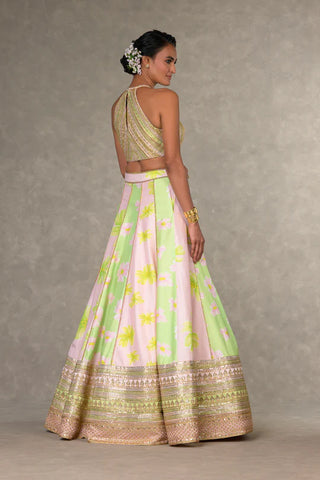 Summertime Parijat Sorbet Lehenga