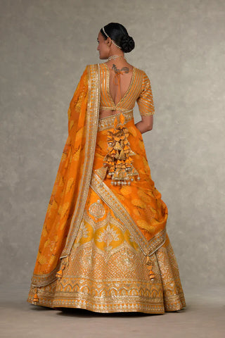 Rust Narangi-Bagh Lehenga