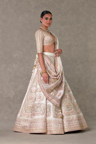 Ivory Bagh-E-Bahar Lehenga