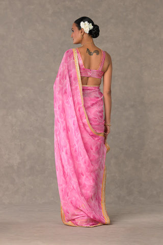 Pink Bloomerang Saree