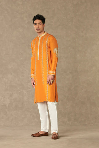 Rust Kalpataru Kurta With Pants