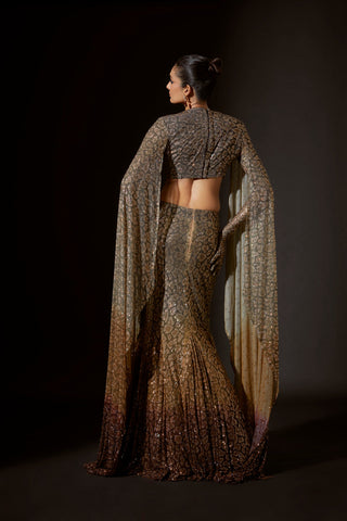 Ombre Glam Lehenga Set