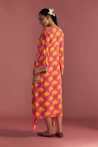 Berry Pink Mist Kaftan