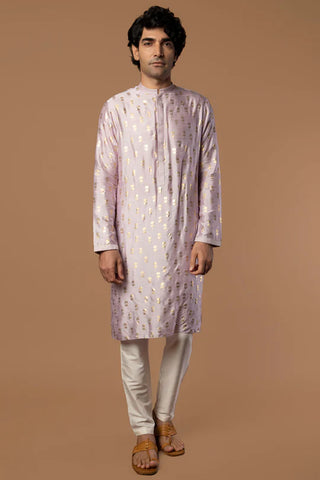 Lilac Fern Kurta With Pants