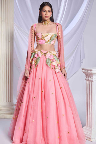 Preach Pink lehenga set