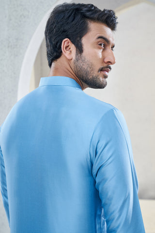 AFFAN KURTA - BLUE