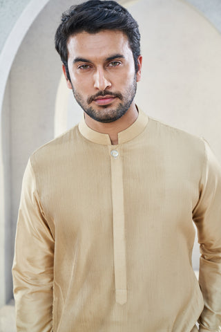 AFFAN KURTA - GOLD