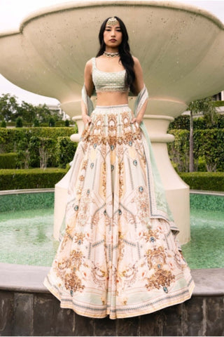 ASTERIA PRINTED LEHENGA SET