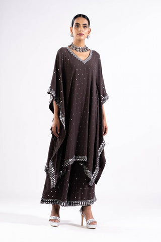 Charcoal Grey Kaftan Set