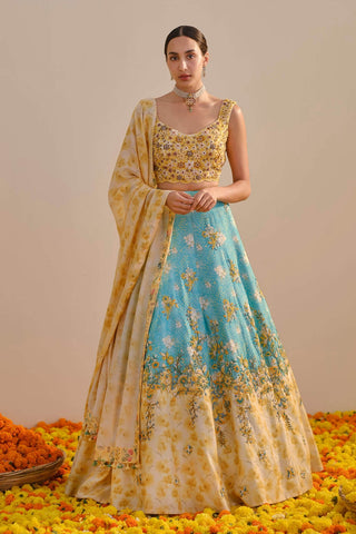 Aquamarine Lehenga