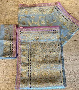 BLUE BENARAS SILK SAREE