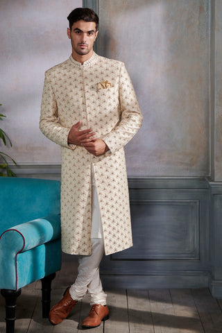 LIAN SHERWANI – CREAM