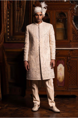 Jean sherwani set