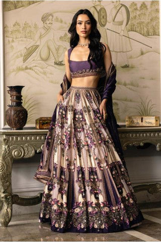 ALTHEA PRINTED LEHENGA SET - Ready To Ship