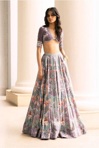 NESOI PRINTED LEHENGA SET - Ready To Ship