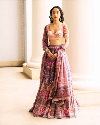 THEIA PRINTED LEHENGA SET