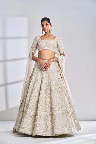 Nude Pearl Lehenga Set