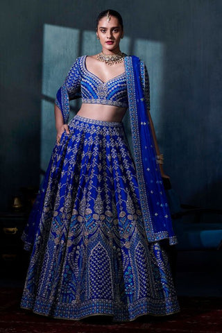 MYTHILI LEHENGA SET – BLUE