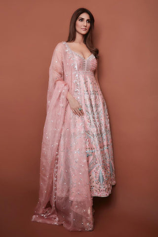 GHANIA KURTA SET – BLUSH