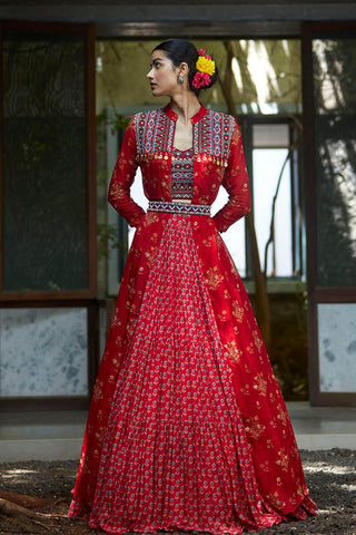 Rose Jacket Lehenga Set